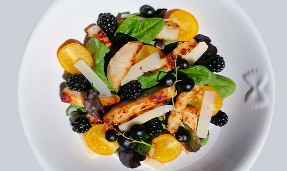 Straccetti con Frutta e Verdura 